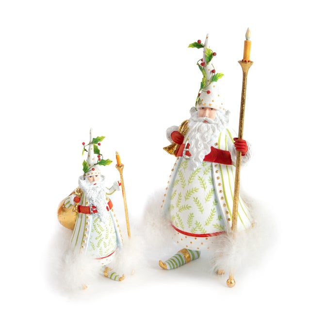 Patience Brewster Dash Away Candlelight Santa Figure