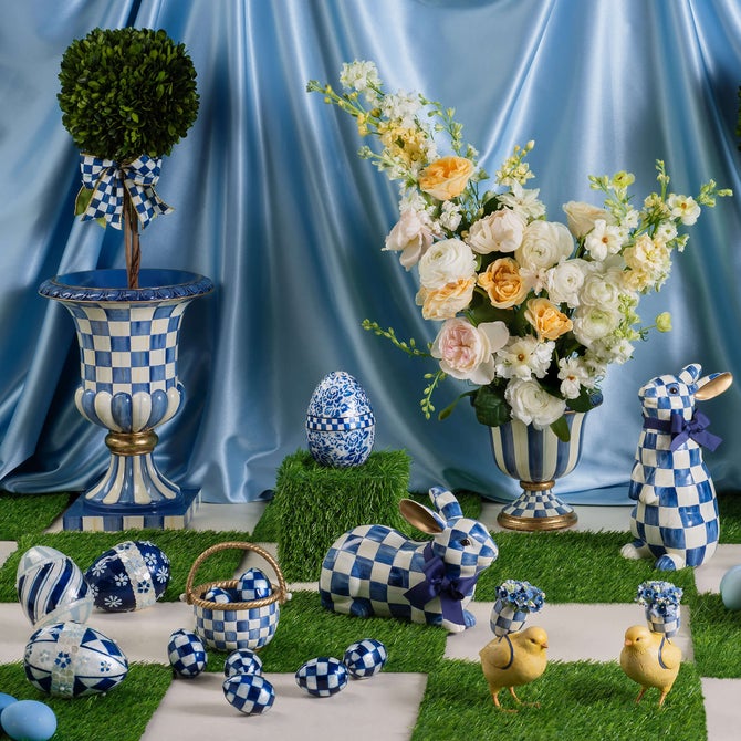 Royal Check Standing Bunny