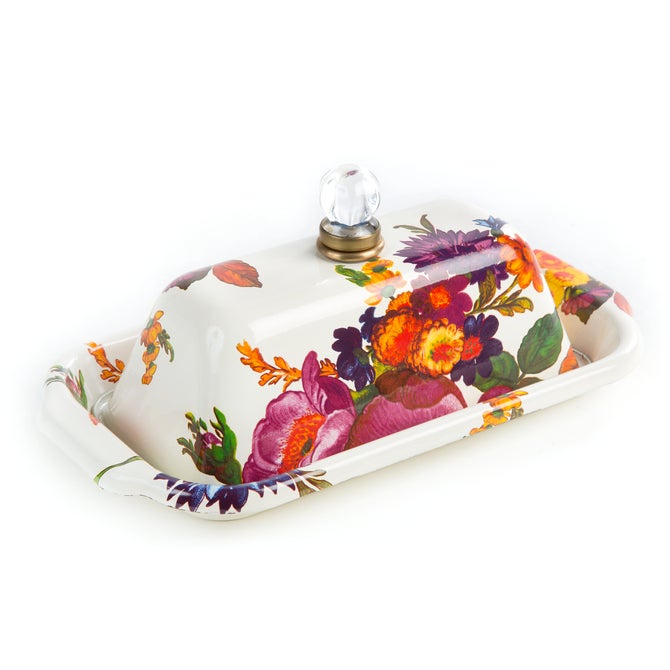 Sterling Check Butter Box