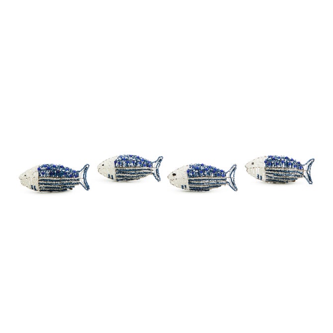 Go Fish Napkin Rings, Set of 4