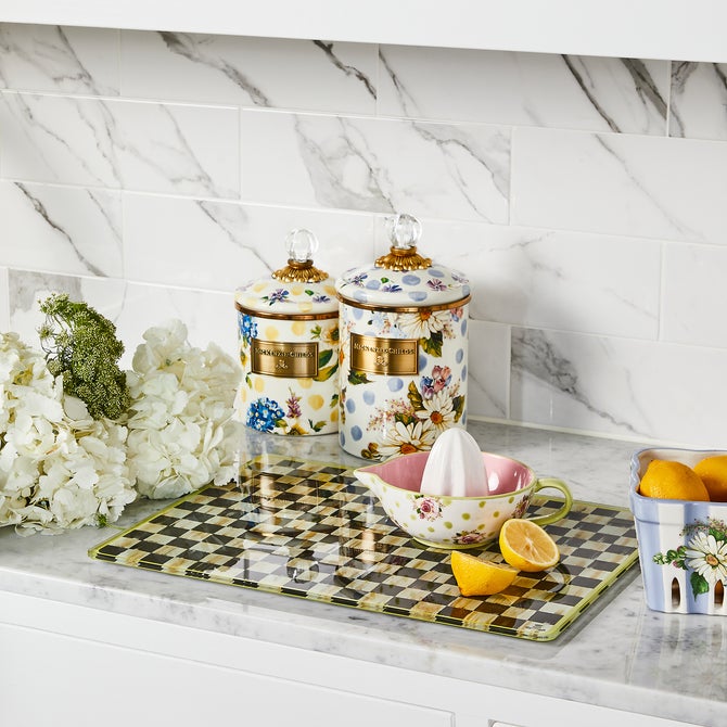 Wildflowers Enamel Canisters