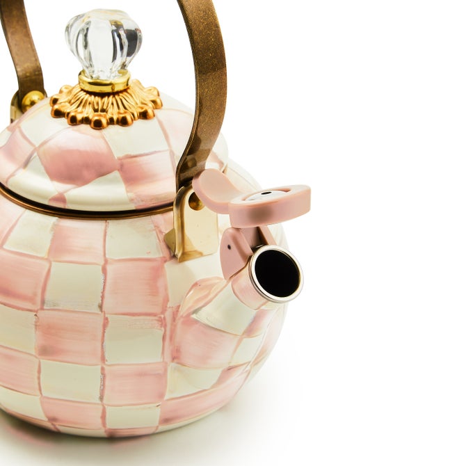 Rosy Check Whistling Tea Kettle
