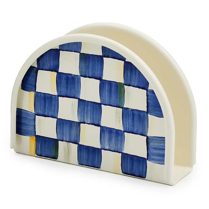 Sterling Check Napkin Holder