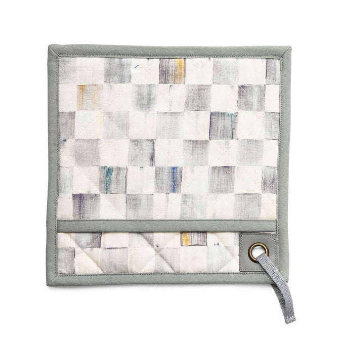 Mocha Check Potholder