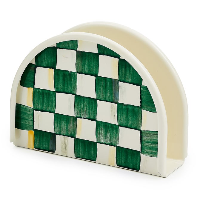 Sterling Check Napkin Holder