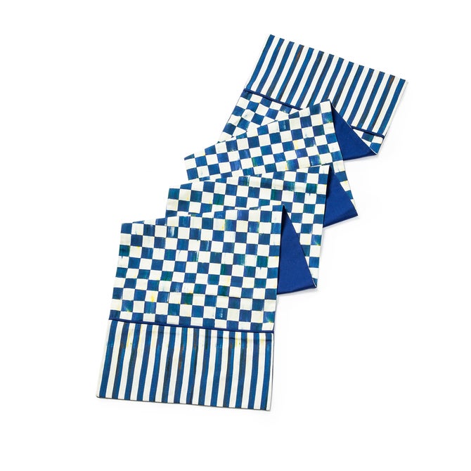 Emerald Check Table Runner