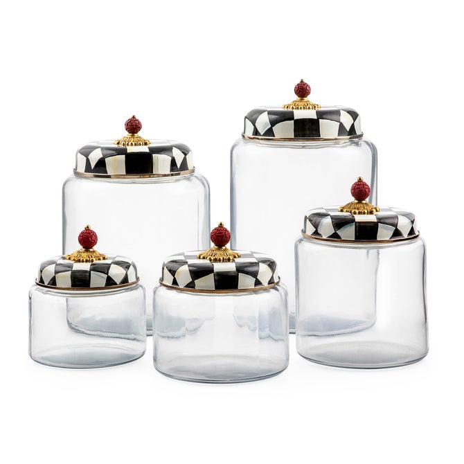 Courtly Check Kitchen Canisters