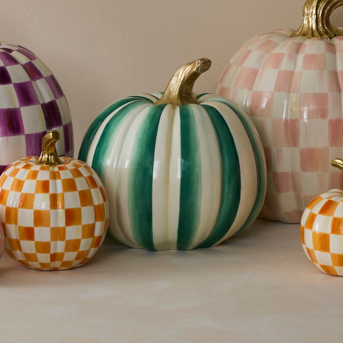 Emerald Stripe Medium Pumpkin