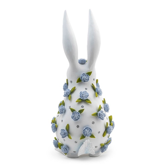 Patience Brewster Periwinkle Peony Standing Rabbit
