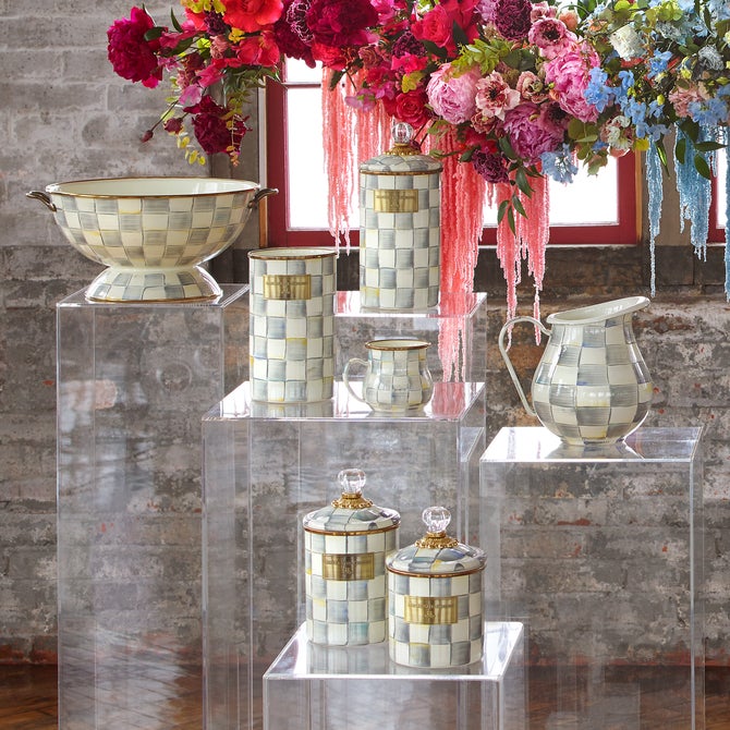 Sterling Check Utensil Holder