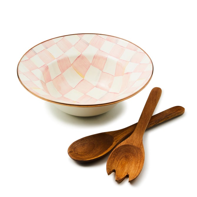 Royal Check Salad Serving Set