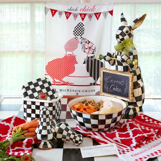 Courtly Check Recipe Box