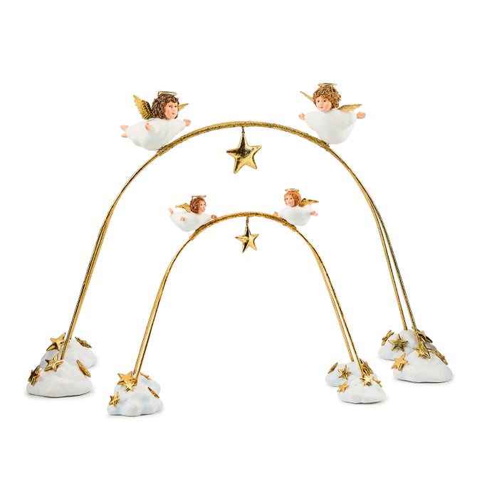 Patience Brewster Nativity Cherub Angels Arch Set, Set of 4
