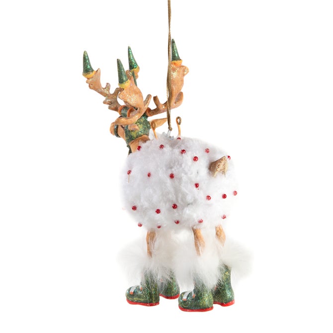 Patience Brewster Dash Away Blitzen Reindeer Ornament