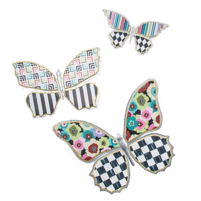Always Flowers Large Outdoor Butterfly Wall Decor