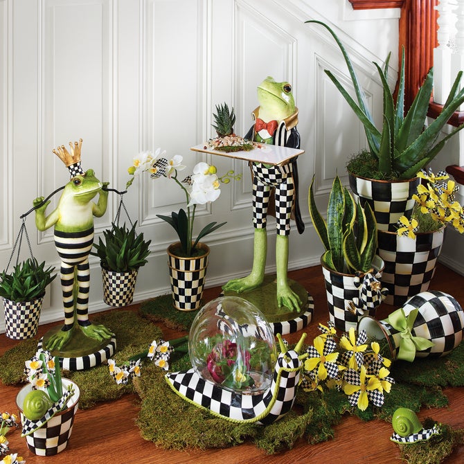 Courtly Check Extra Large Garden Pot