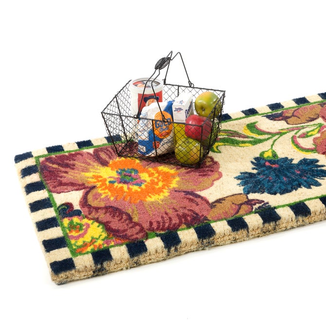 Flower Market Double Door Entrance Mat