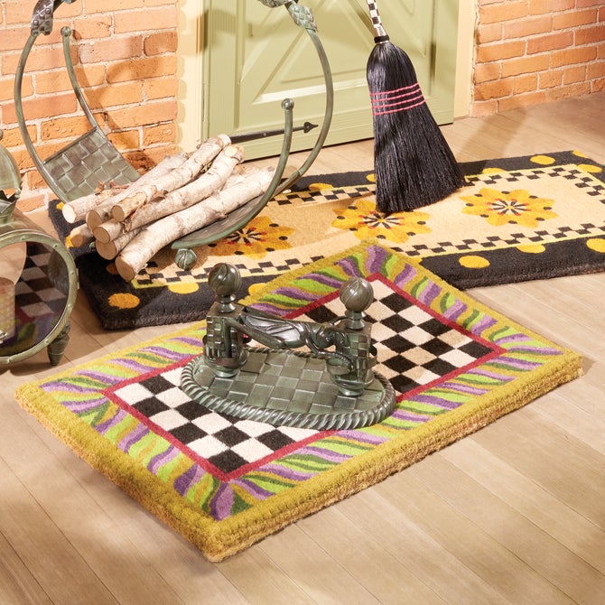 Courtly Check Entrance Mat