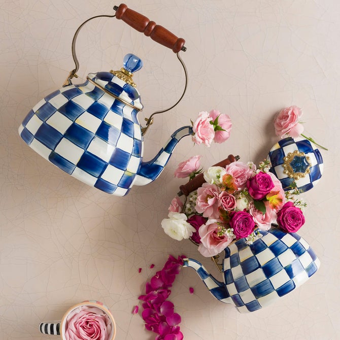 Royal Check 3 Quart Tea Kettle