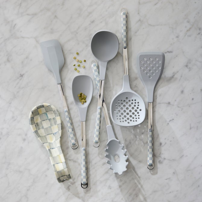 Sterling Check Spoon Rest