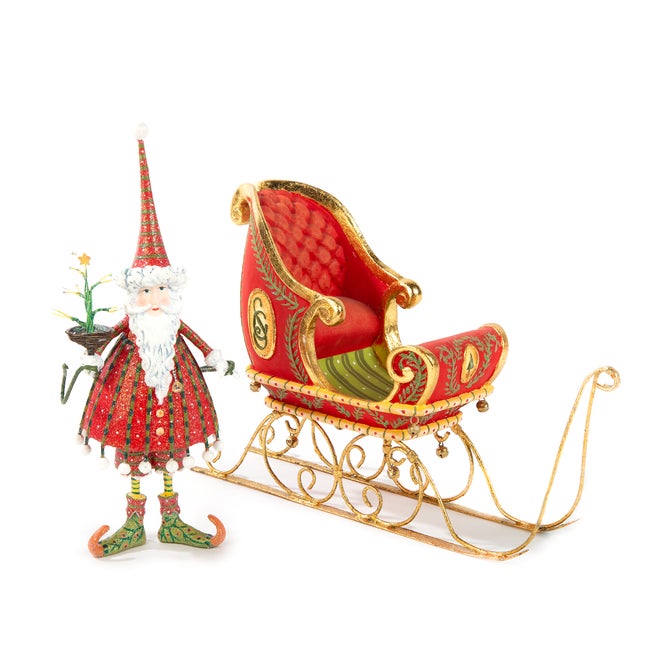 Patience Brewster Dash Away Dashing Santa Ornament