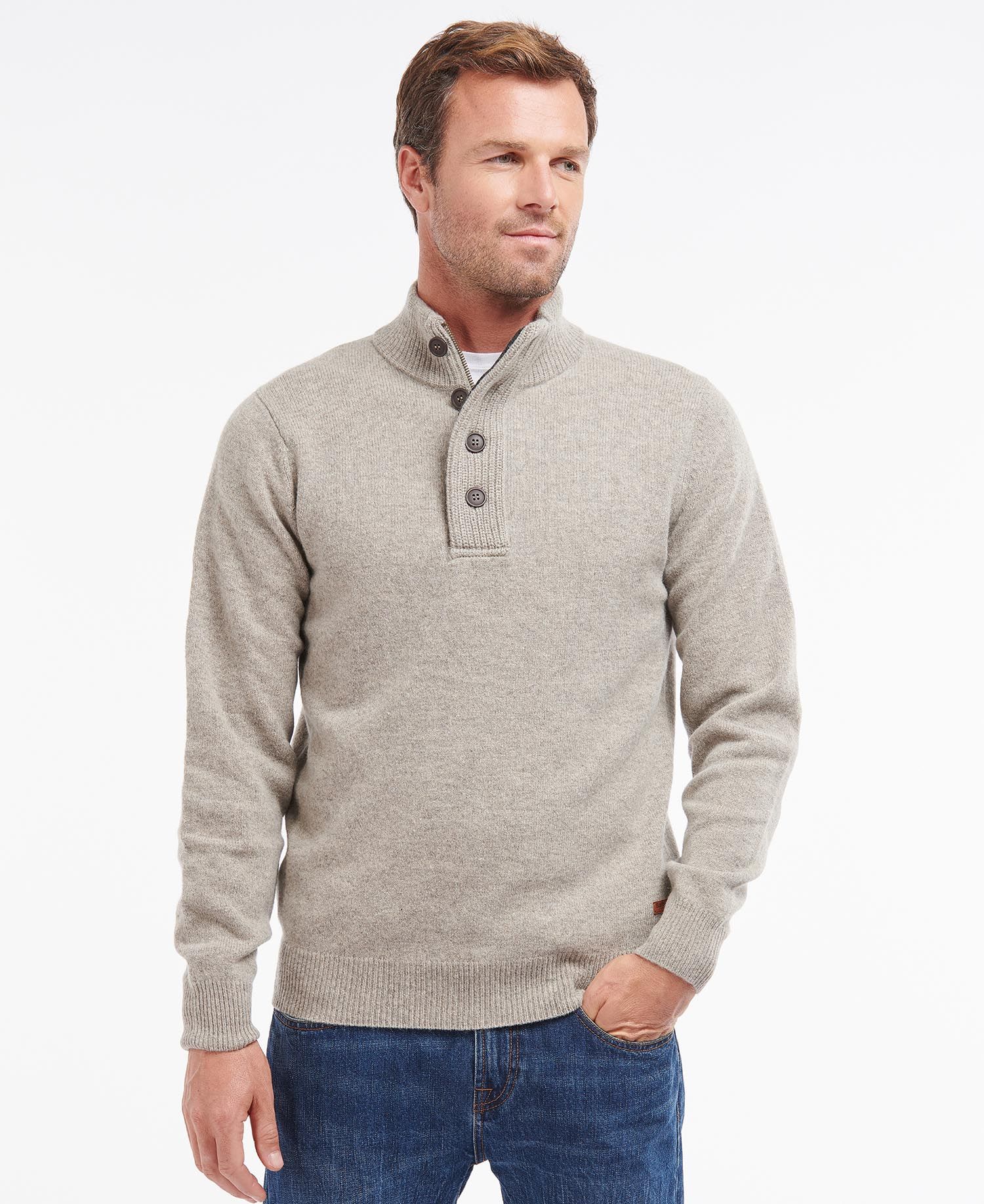 Barbour Patch Half Zip Sweater