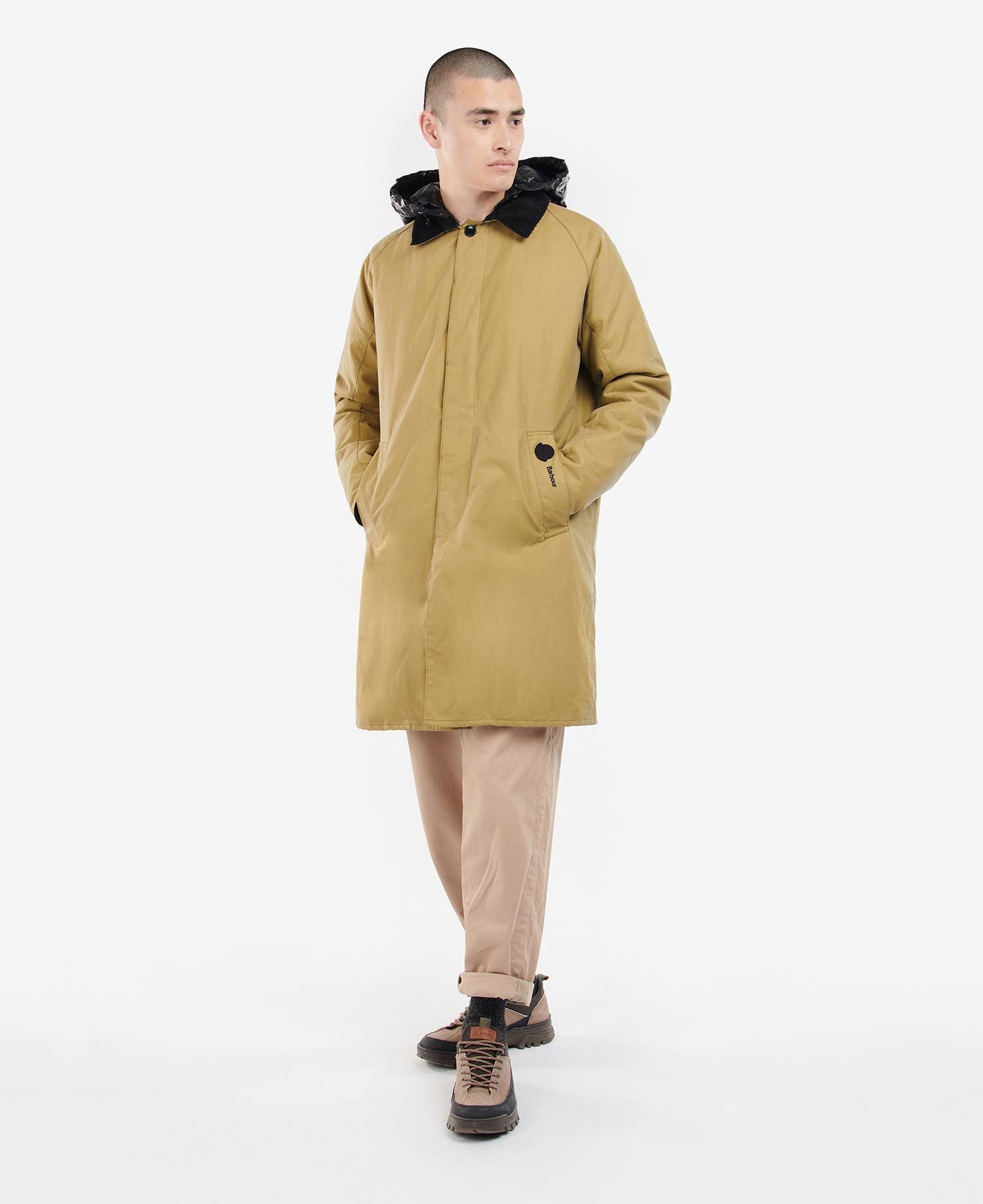 Barbour x Moncler Barra Peacoat