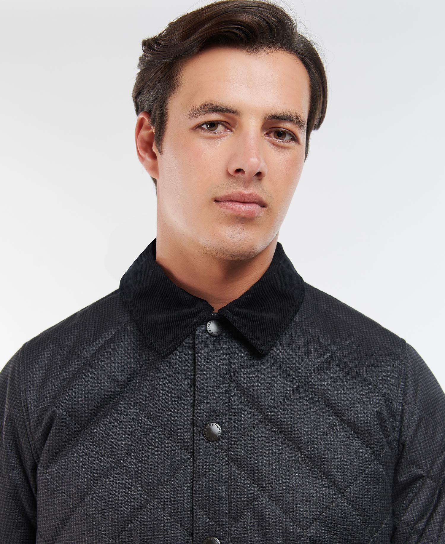 Barbour Checked Heron Quilted Jacket