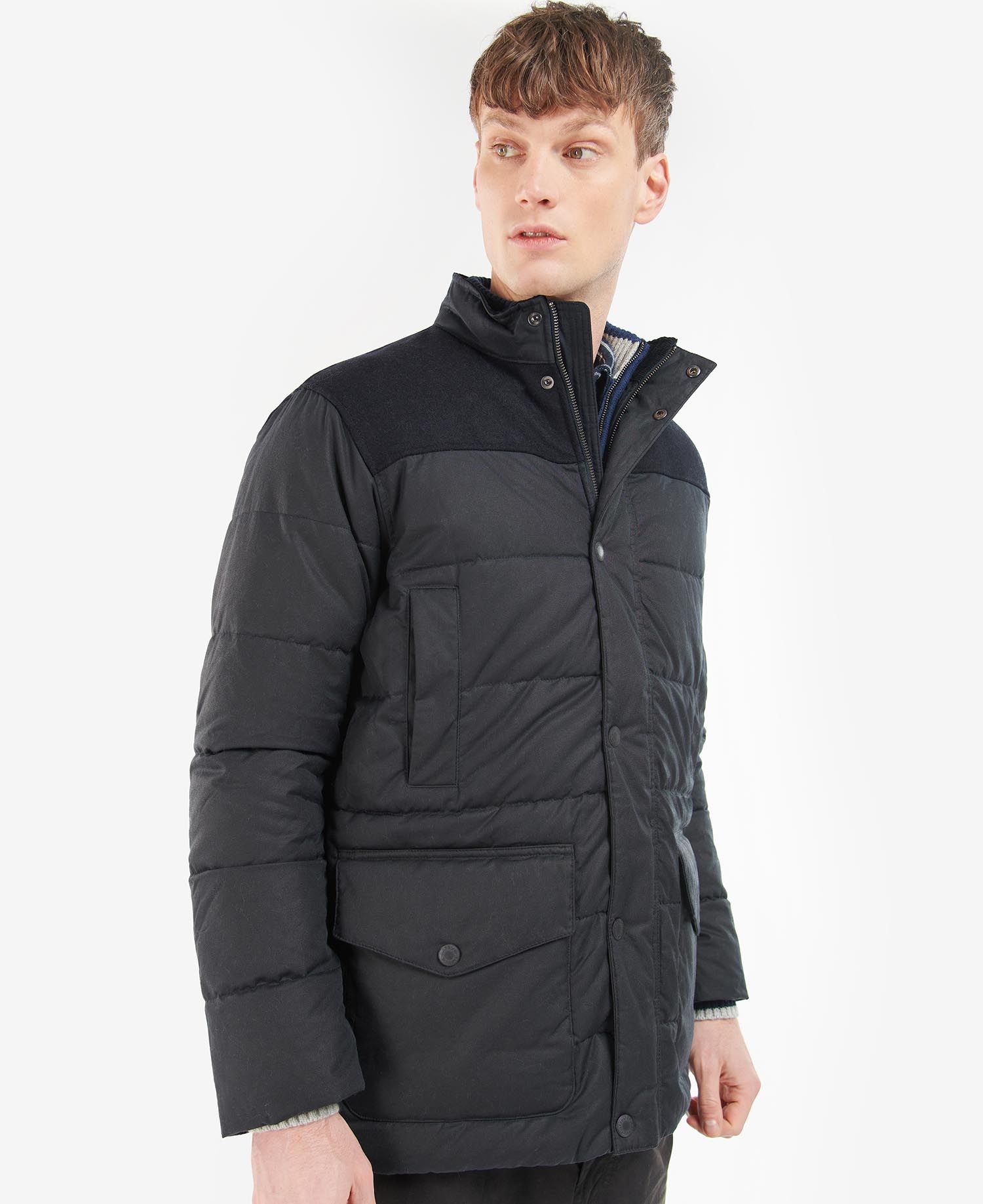 Barbour Baffle Trellon Wax Jacket