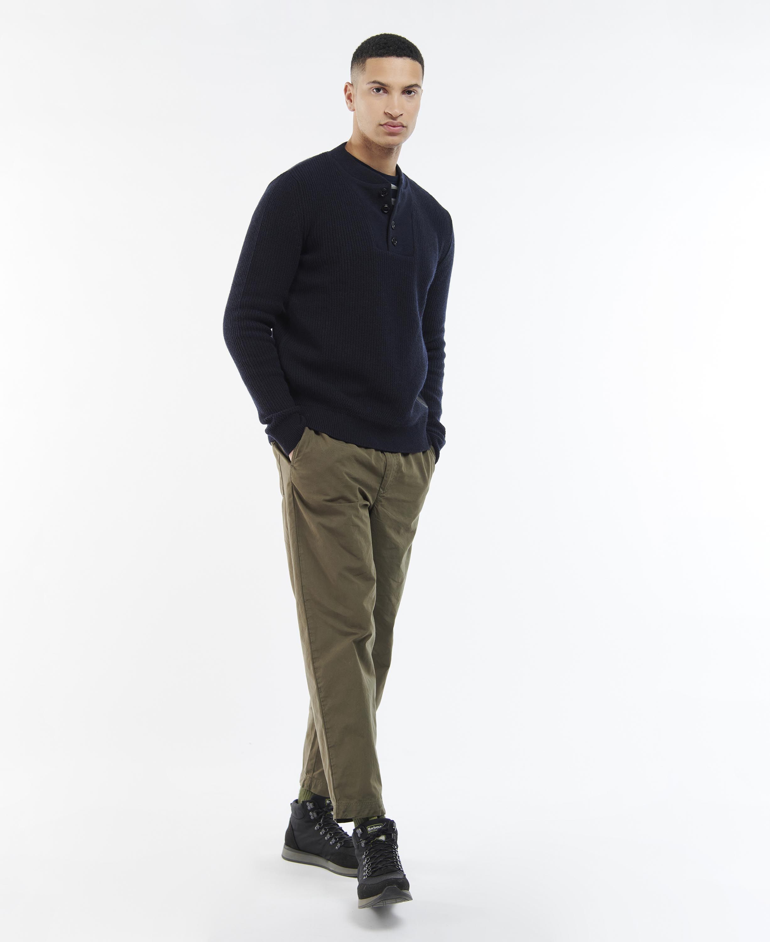 Barbour Corsair Button Up Sweat