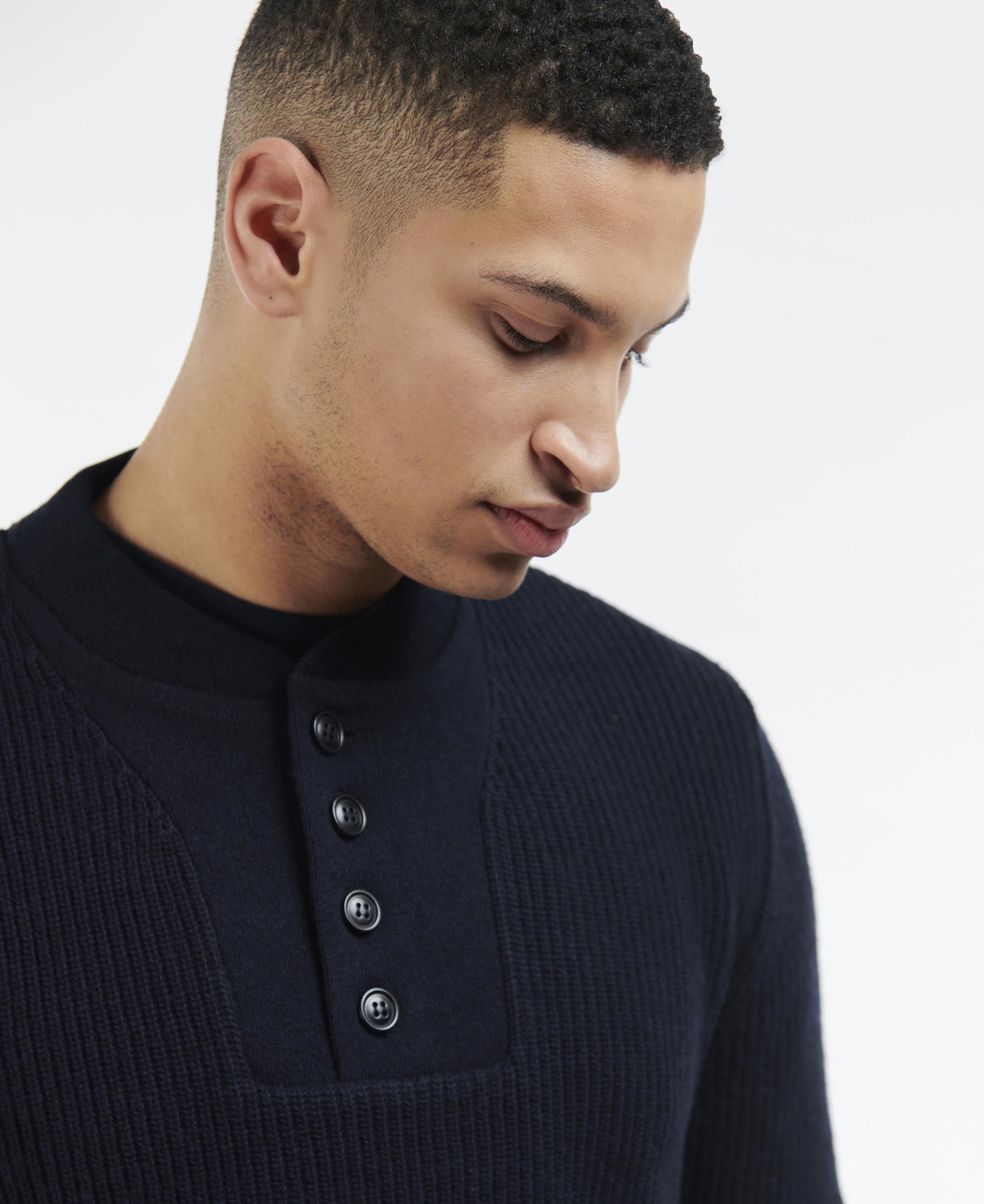 Barbour Corsair Button Up Sweat