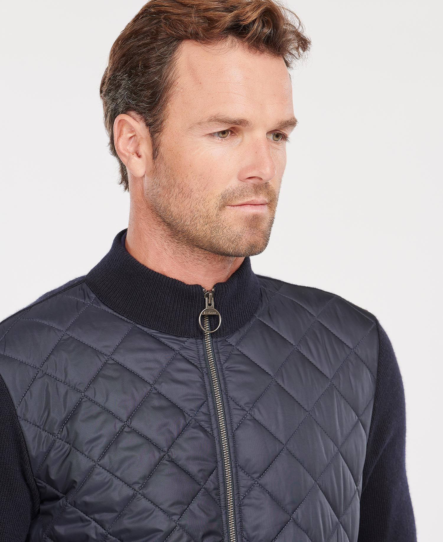 Barbour Essential Diamond Quilt Zip Through