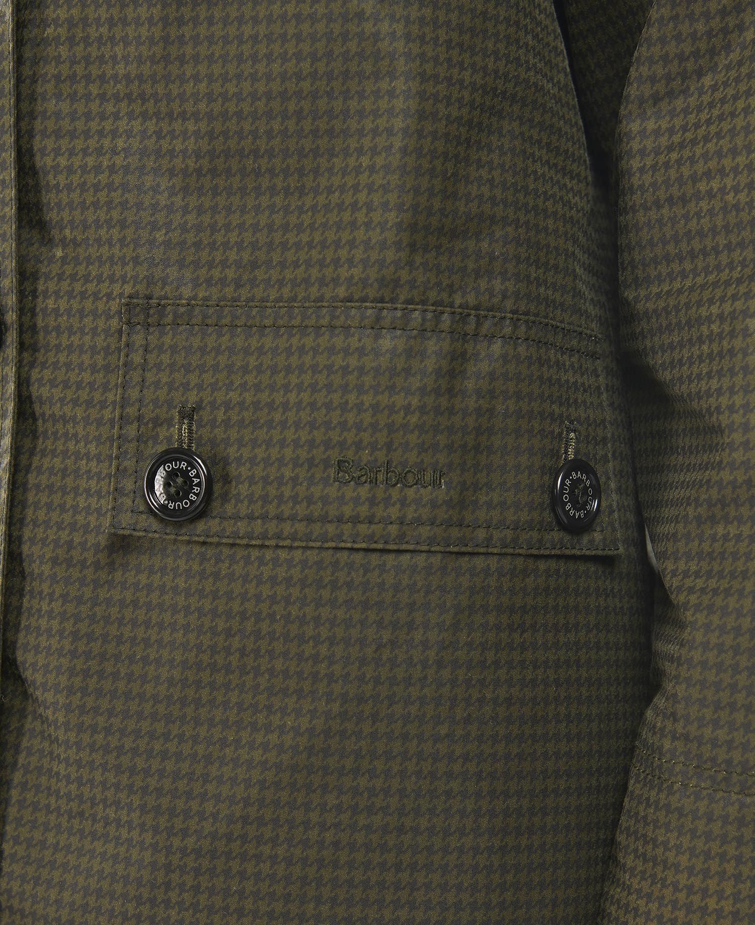 Barbour Printed Burwick Wax Jacket
