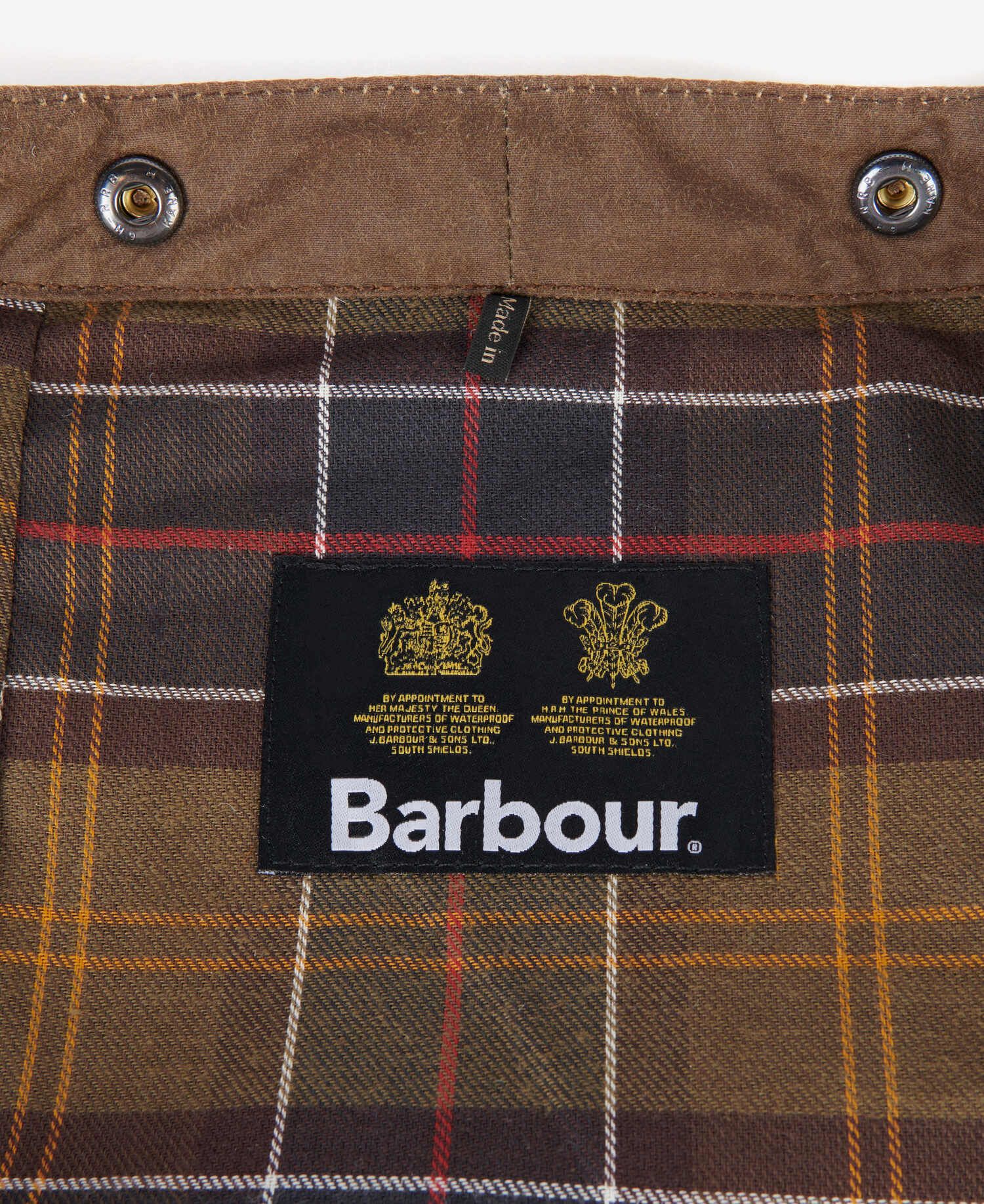 Barbour Waxed Cotton Hood