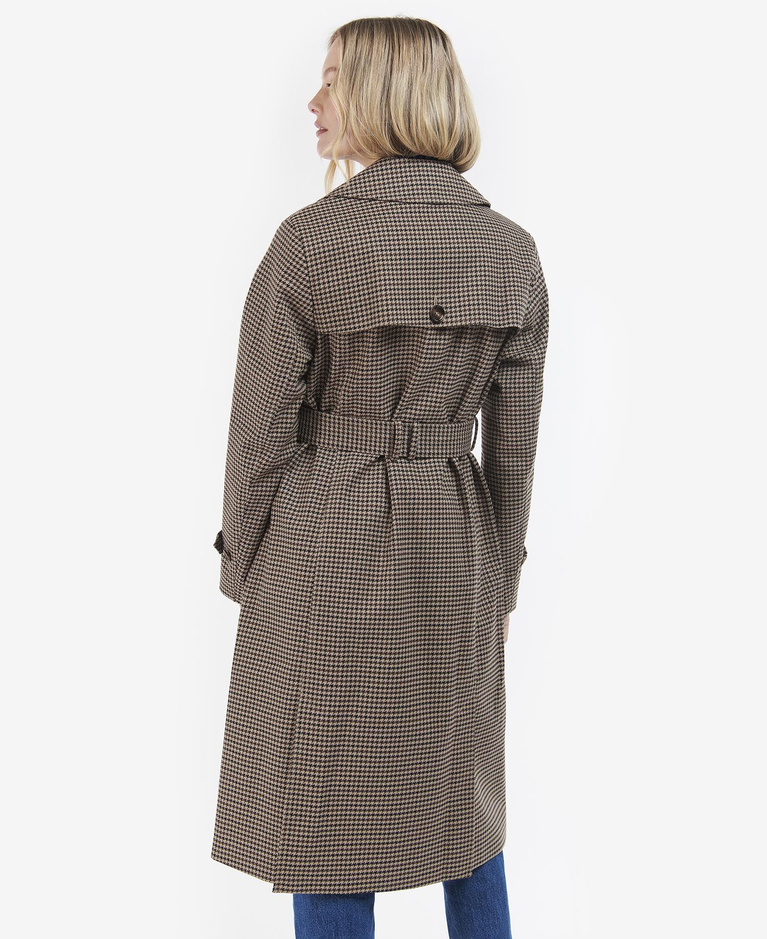 Barbour Greta Check Trench Coat