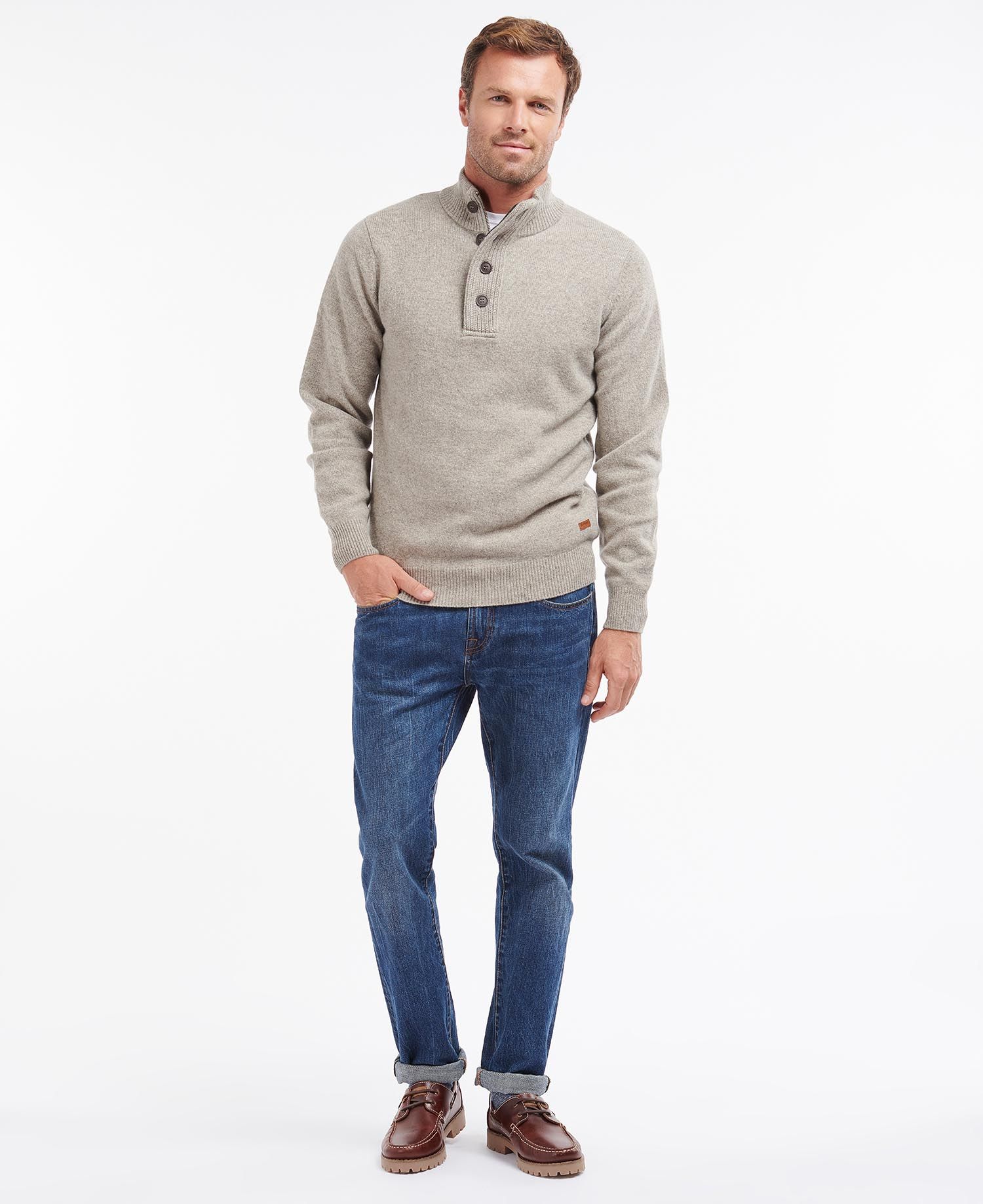 Barbour Patch Half Zip Sweater