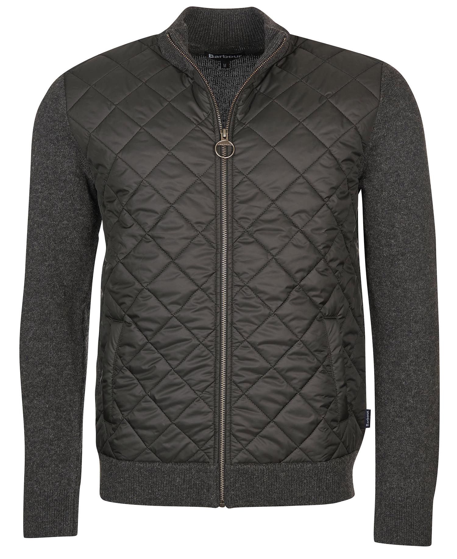 Barbour Essential Diamond Quilt Zip Through
