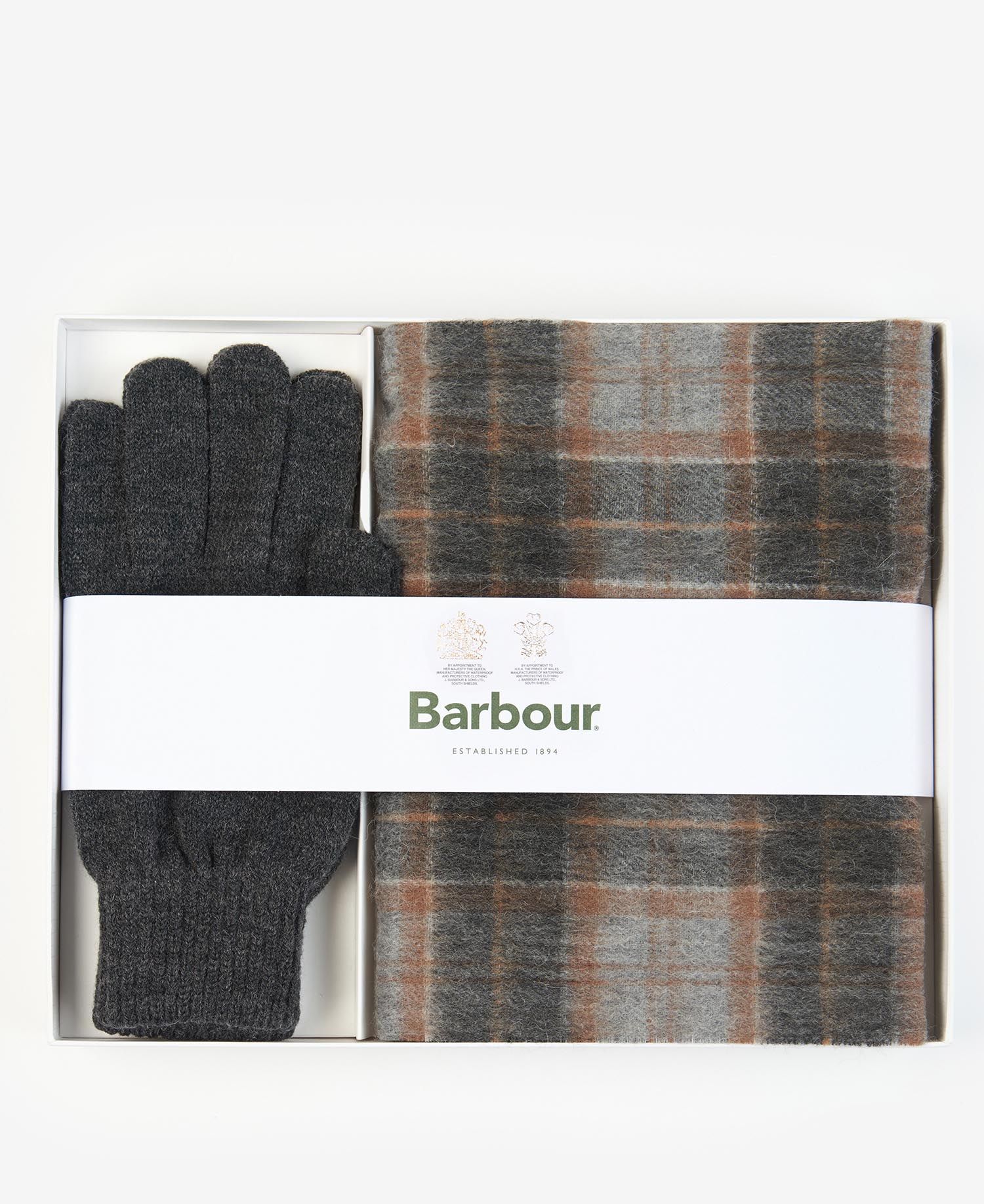 Barbour Tartan Scarf & Glove Gift Set
