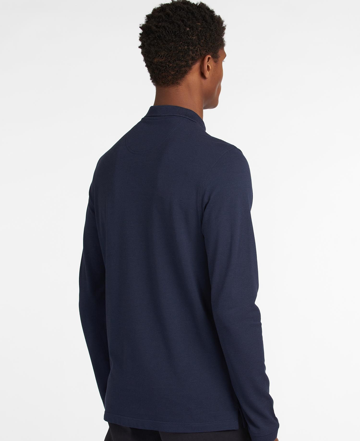 Barbour Essential Long Sleeve Pocket Polo Shirt