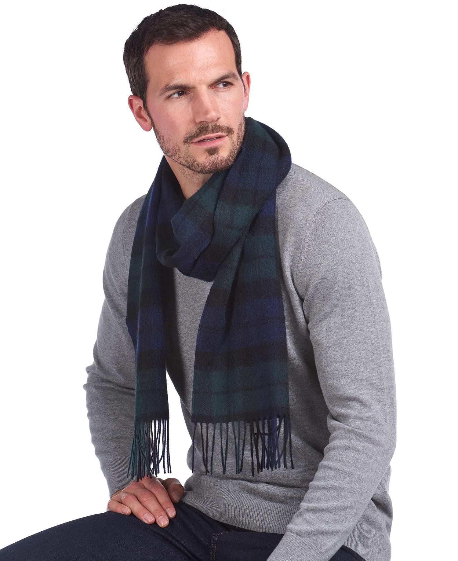 Barbour New Check Tartan Scarf