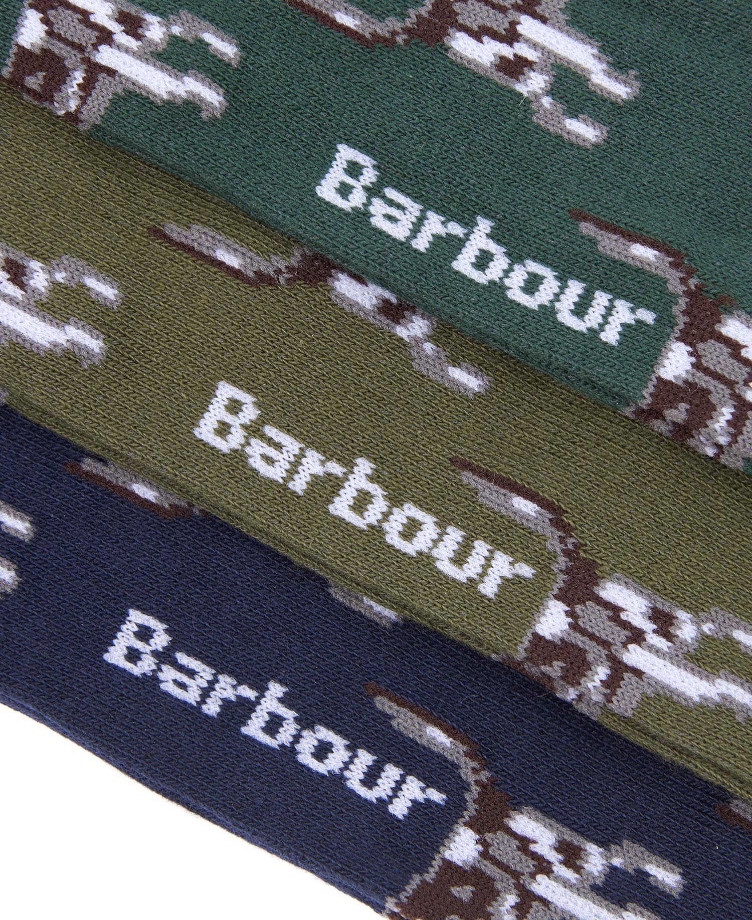 Barbour Pointer Dog Socks Gift Box
