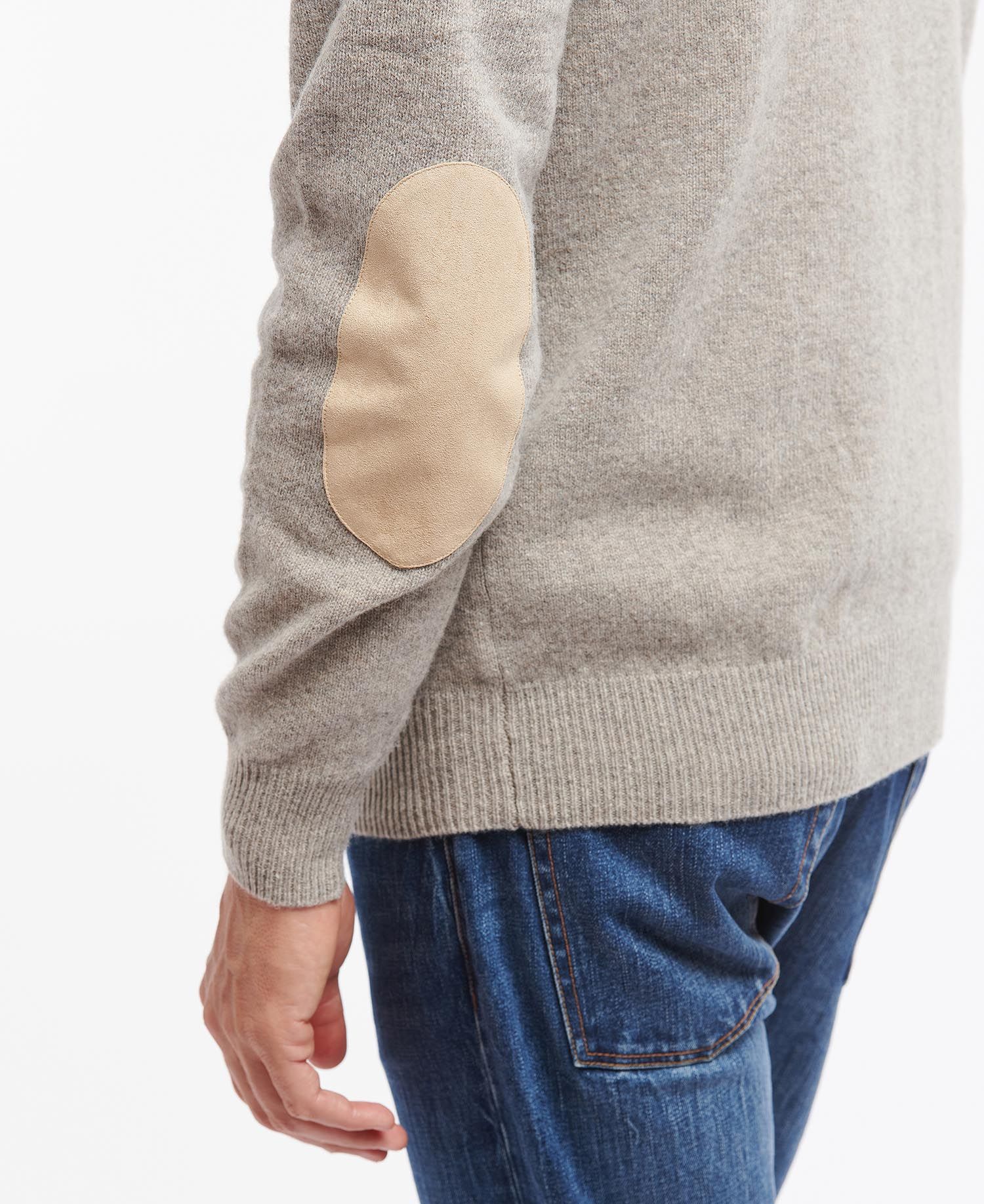 Barbour Patch Half Zip Sweater