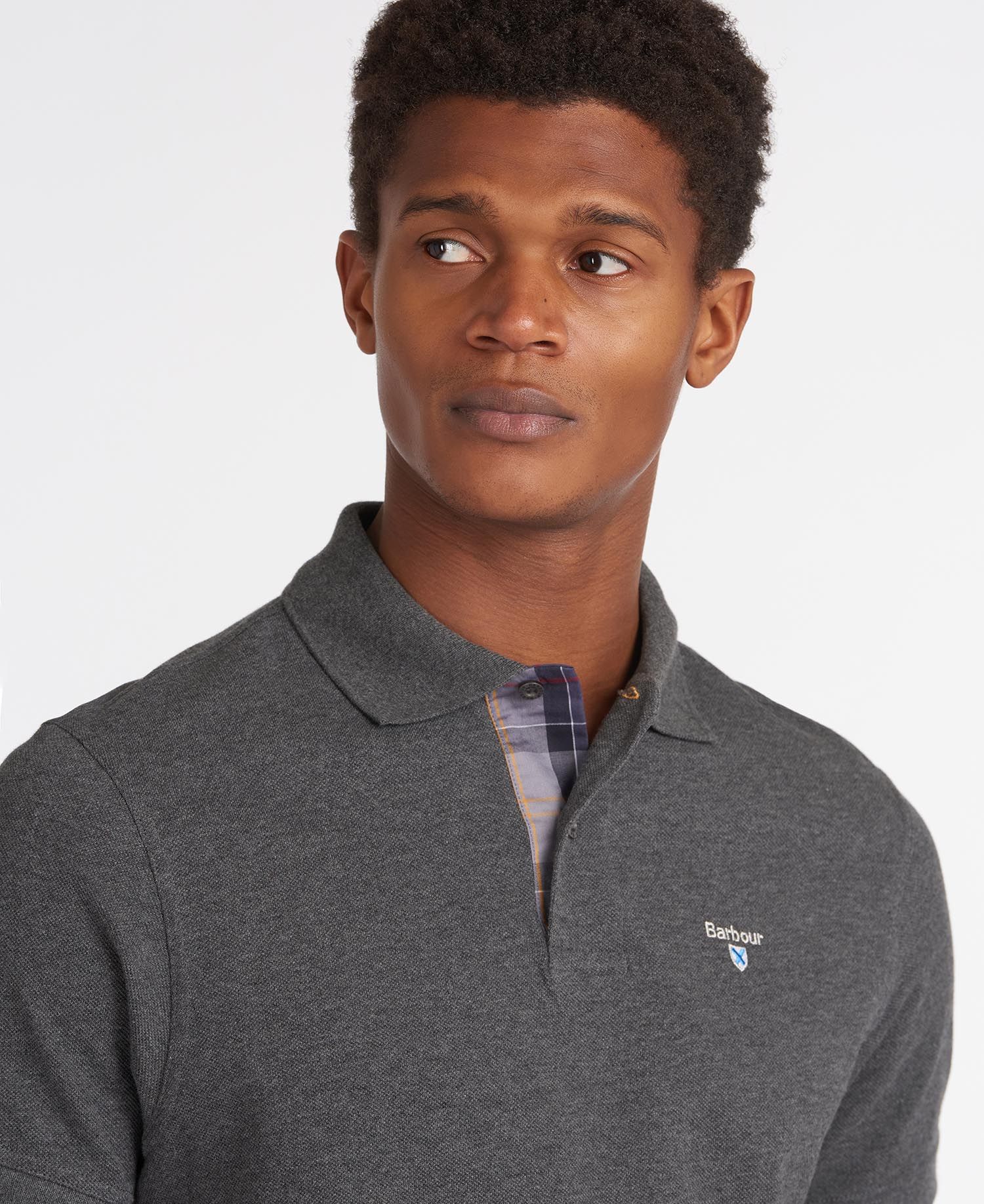 Barbour Tartan Pique Polo Shirt