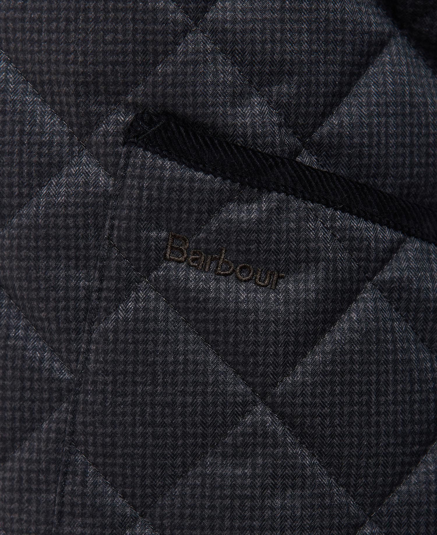 Barbour Checked Heron Quilted Jacket