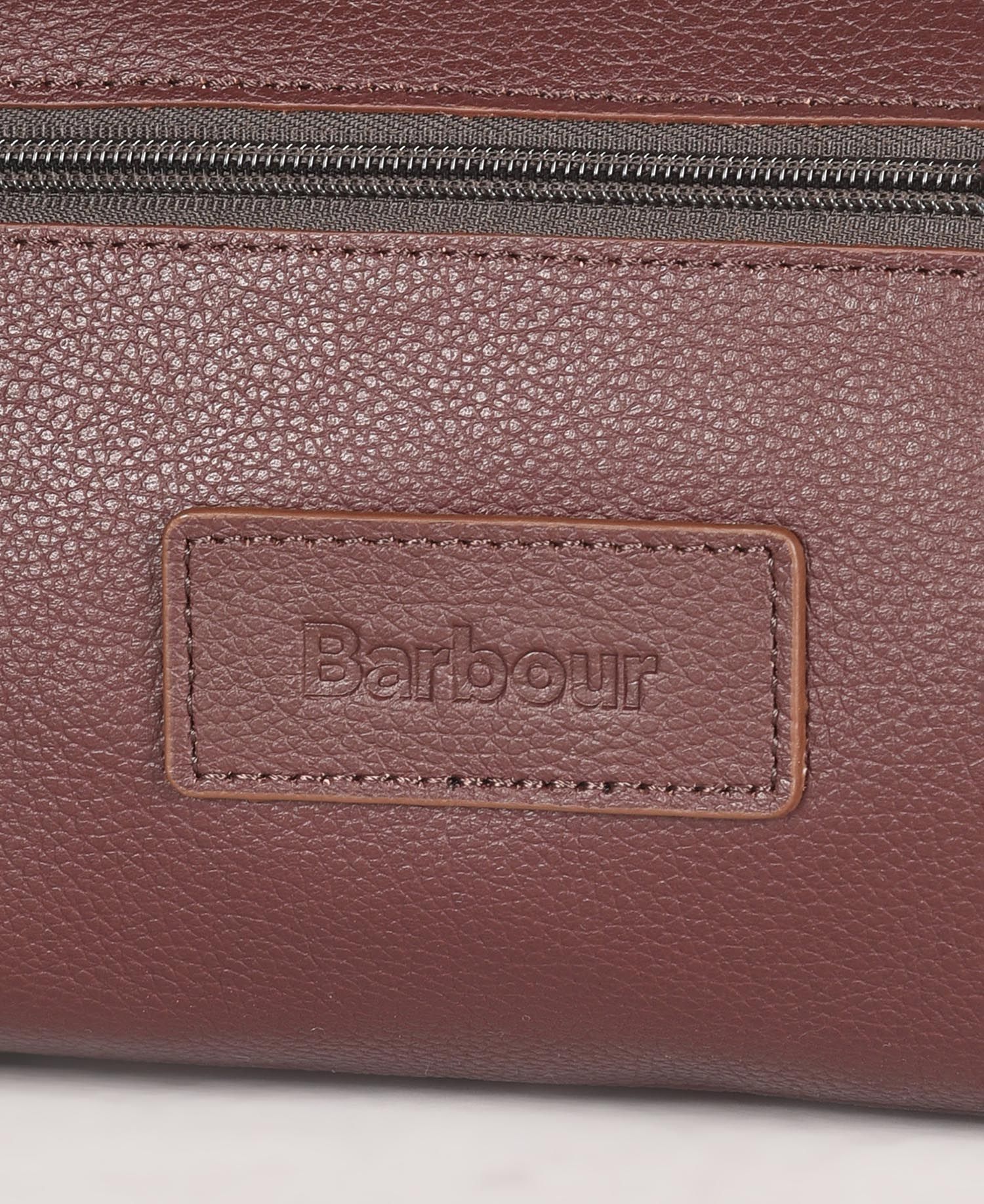 Barbour Leather Wash bag