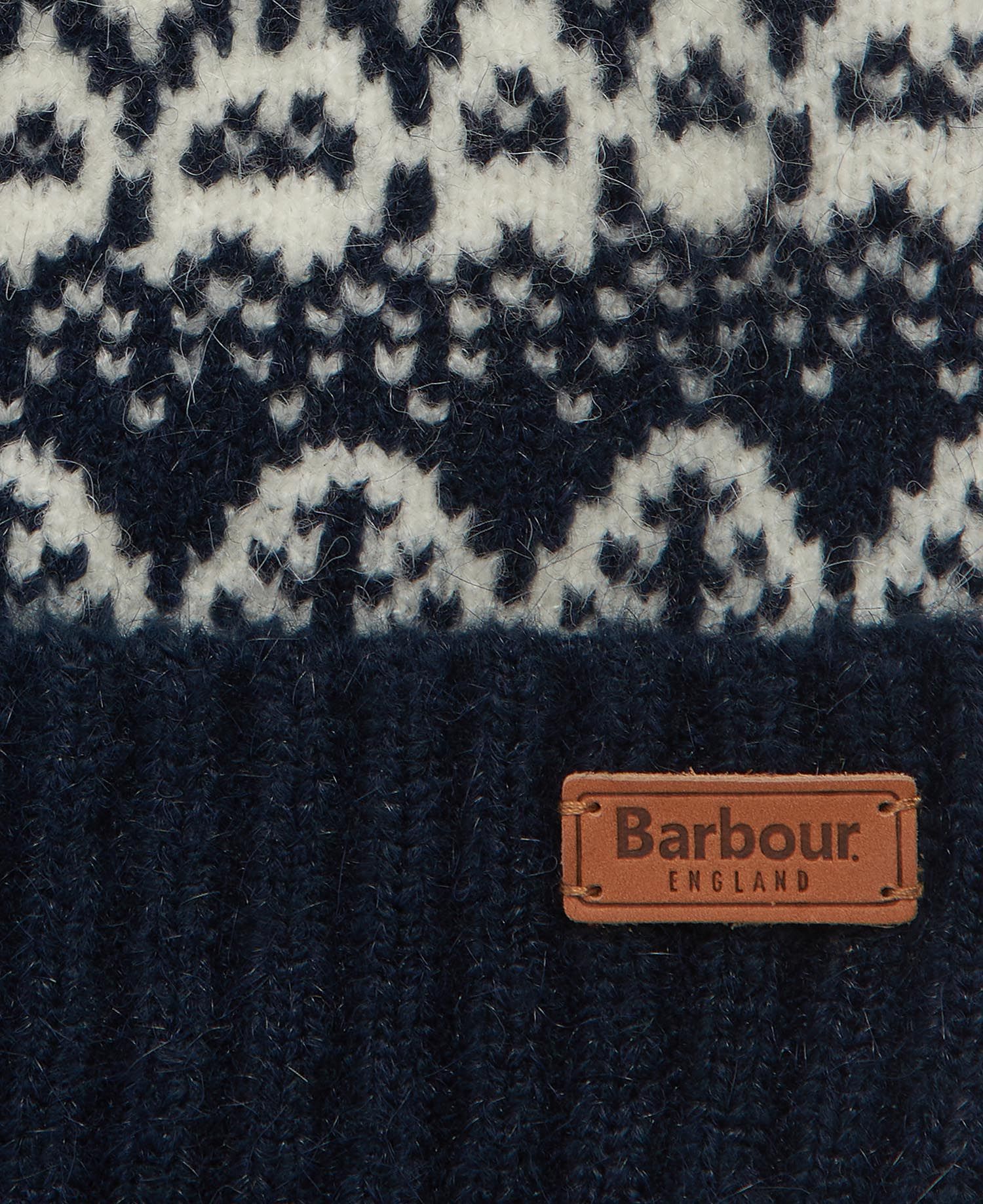 Barbour Alpine Fair Isle Pom Beanie