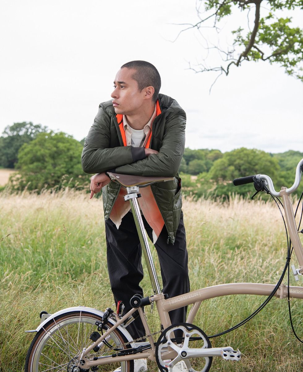 Barbour x Brompton Reversible Fold Quilted Jacket