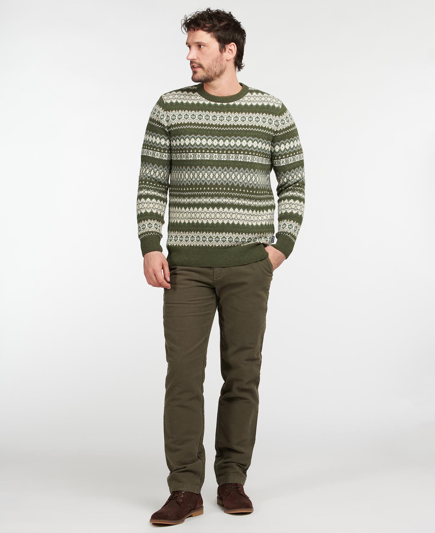 Barbour Case Fair Isle Crew Jumper