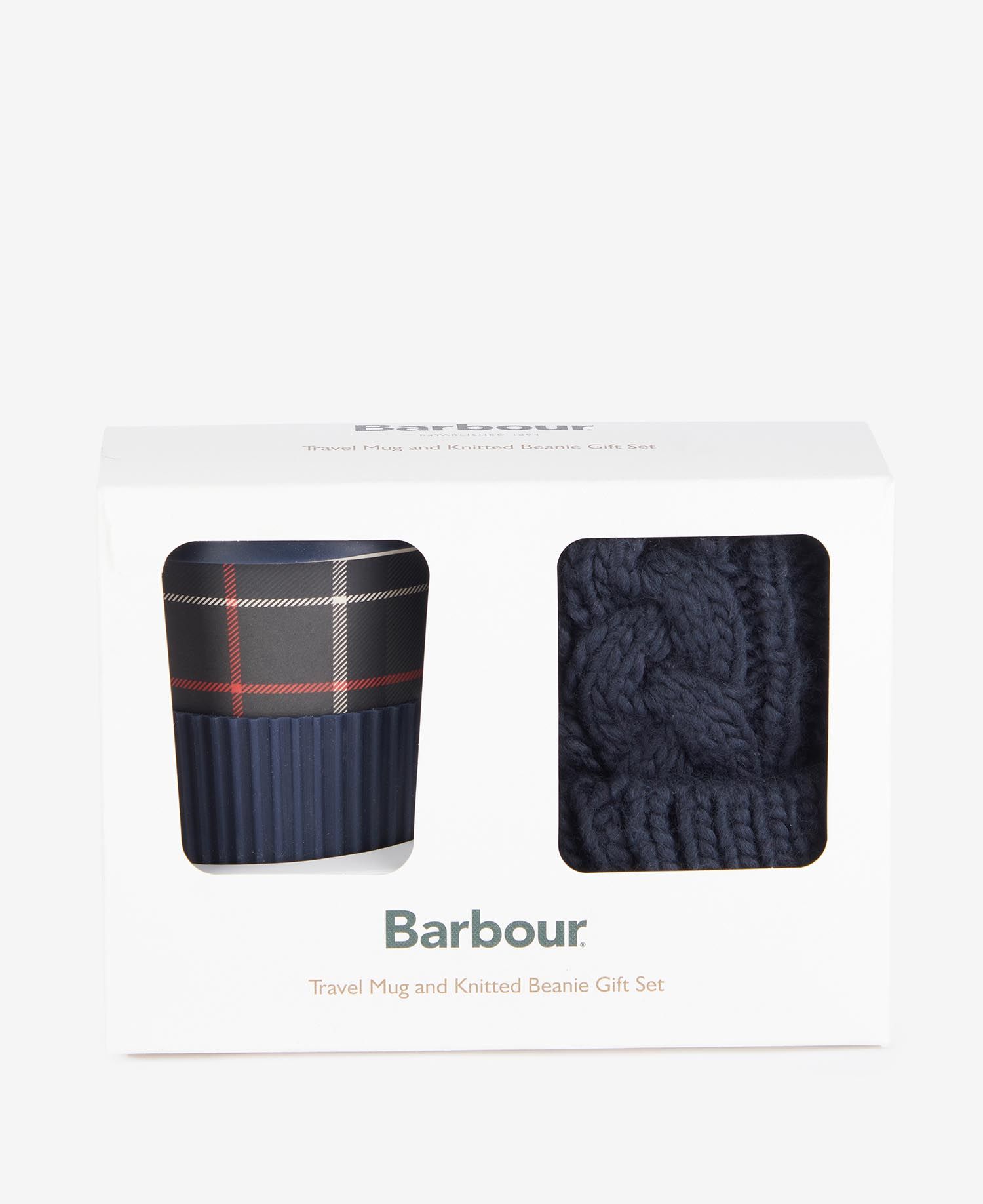 Barbour Tartan Travel Mug / Beanie