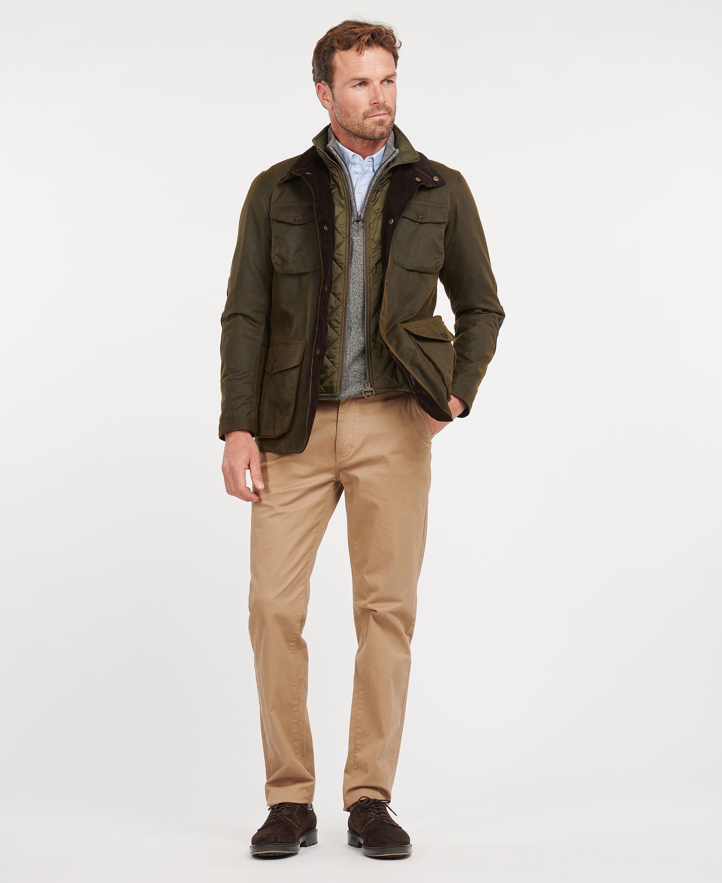 Barbour Ogston Waxed Cotton Jacket